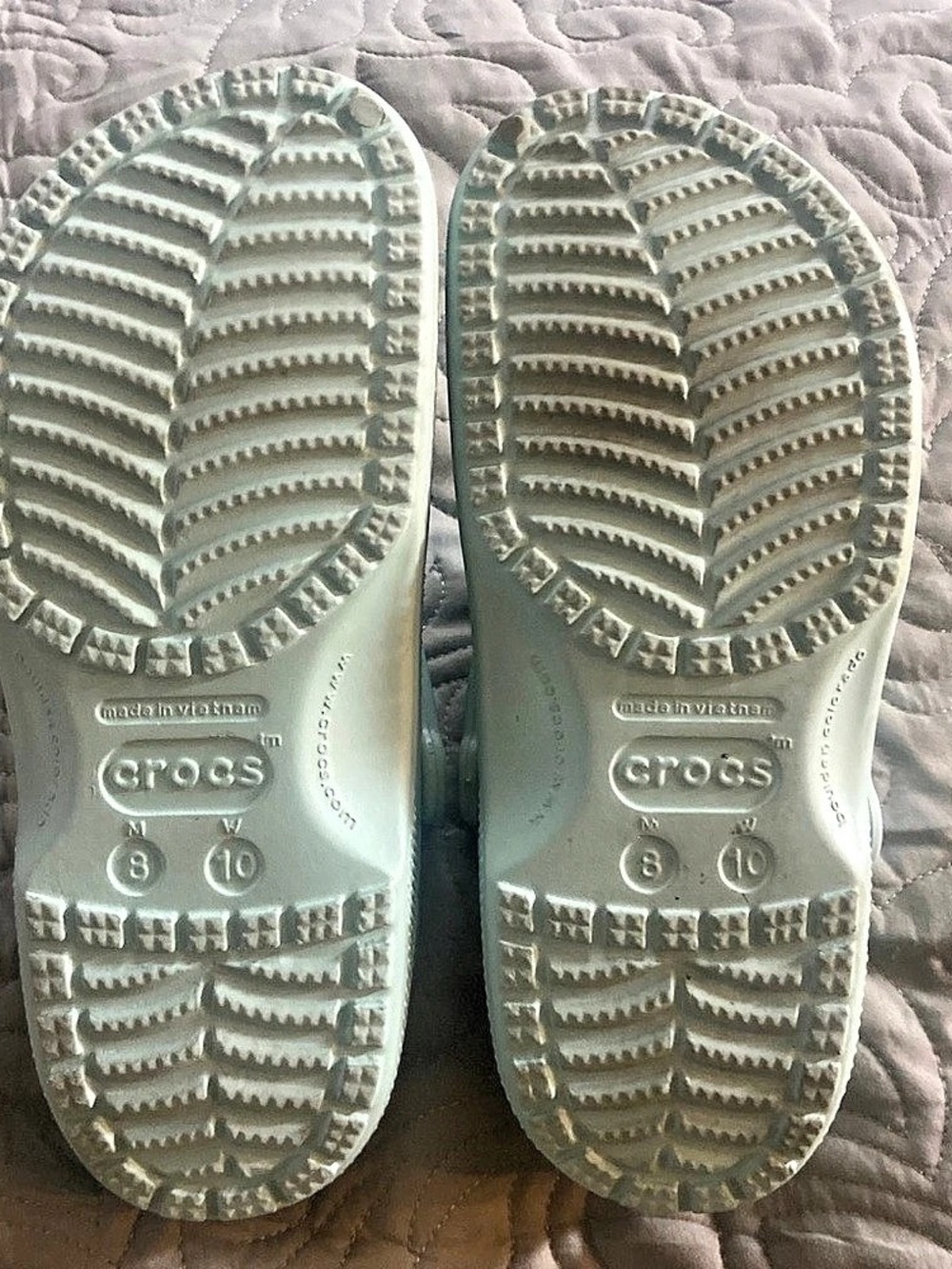 Crocs Classic Clog Light blue Women's US 10 - Picture 2 of 3